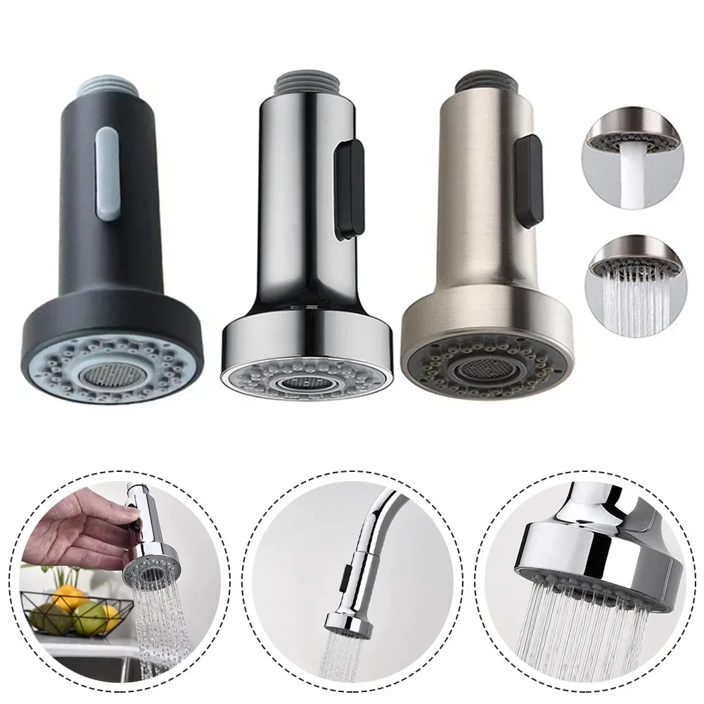 Basin Mixer Tap - ห้องครัวดึงออกก๊อกน้ําหัวฉีด ABS ทนทานประหยัดน้ําห้องน้ําอ่างล้างหน้าฝักบัวสเปรย์หัวมัลติฟังก์ชั่ดึงหัว