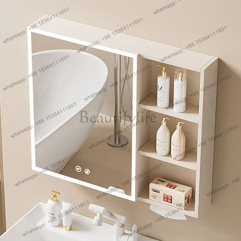 Home Bathroom Organizer - LD ตู้จัดเก็บของ ตู้ในห้องน้ำ ของตกแต่ง อุปกรณ์ดูแลผิว ตู้ติดผนัง