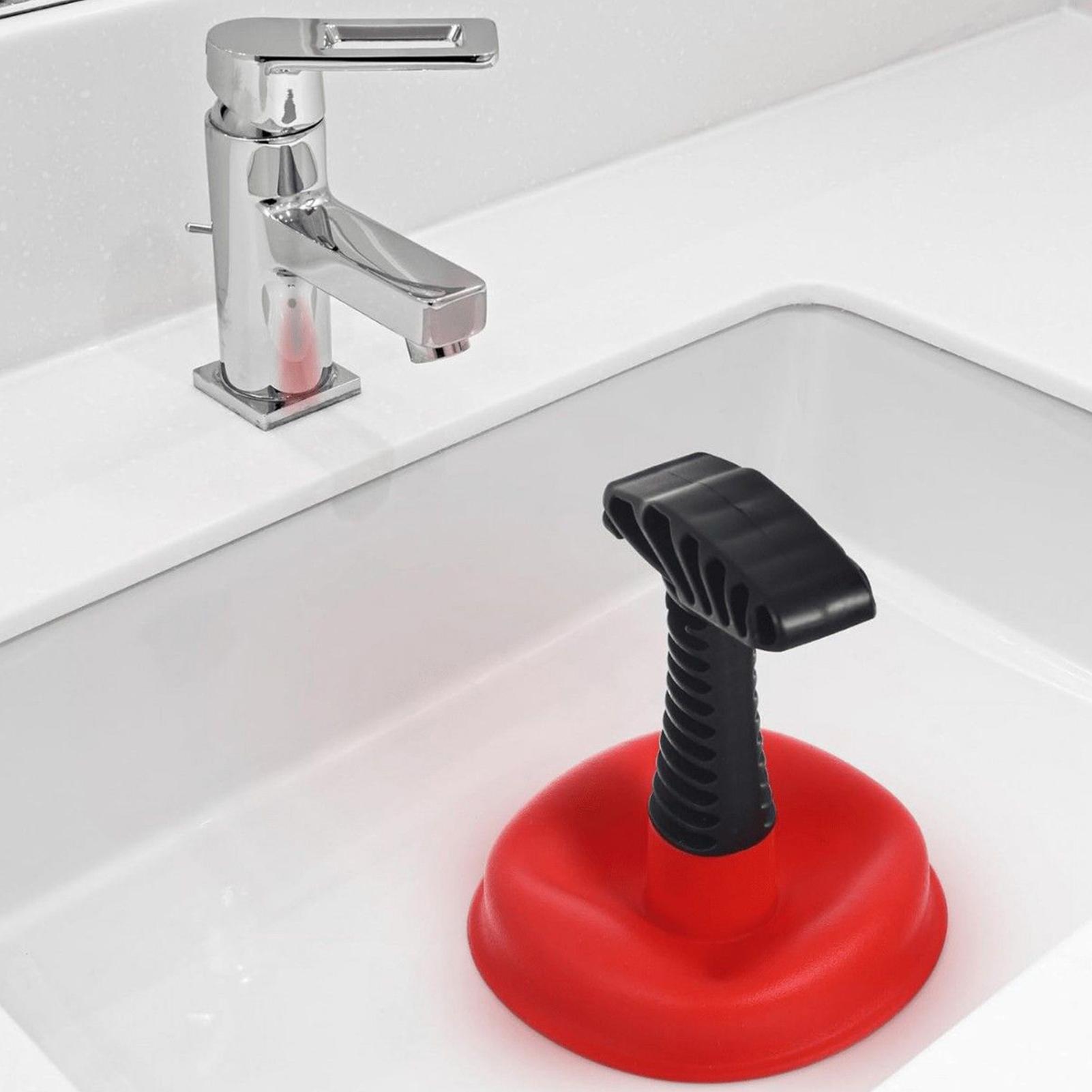 Plunger Toilet - ที่ปั๊มแรงดันสูงสำหรับแก้ปัญหาท่อตัน เหมาะสำหรับห้องอาบน้ำ ห้องน้ำ ห้องครัว โถสุขภัณฑ์ อ่างล้างหน้า