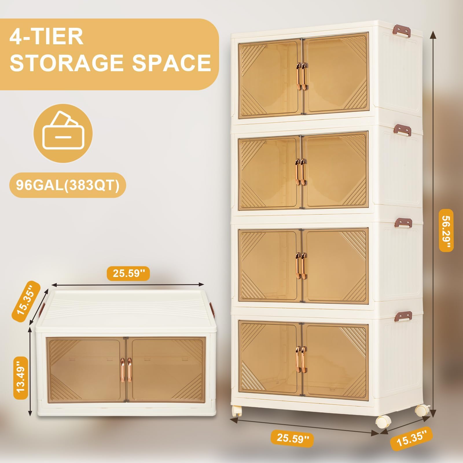 ตู้เก็บของแบบมีล้อ 4 ชั้น ขนาด - Home Essentials Bathroom Storage บทวิจารณ์และราคา