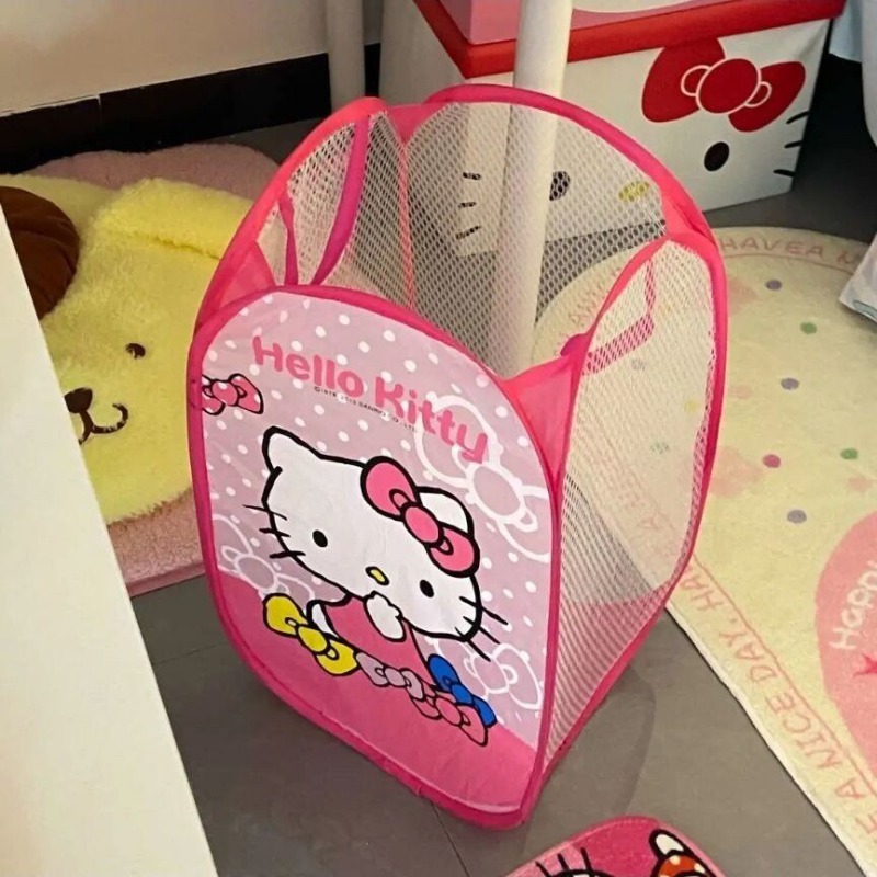 ตะกร้าผ้าพับได้ลายการ์ตูนน่ารั - Home Edit Bathroom Storage บทวิจารณ์และราคา