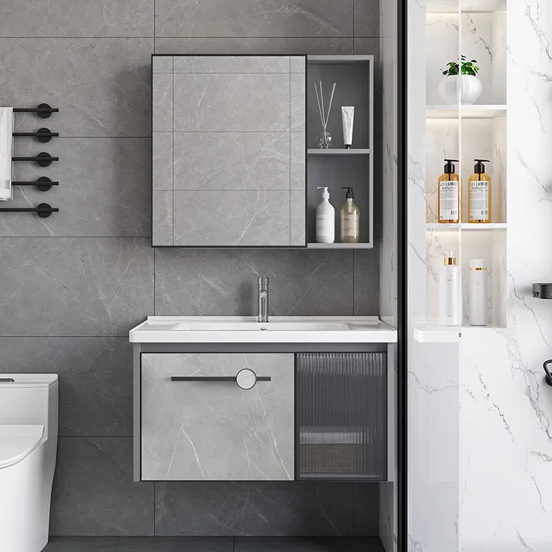 ตู้ห้องน้ำกันน้ำพร้อมกระจกอัจฉ - Home Bathroom Vanity Combo บทวิจารณ์และราคา