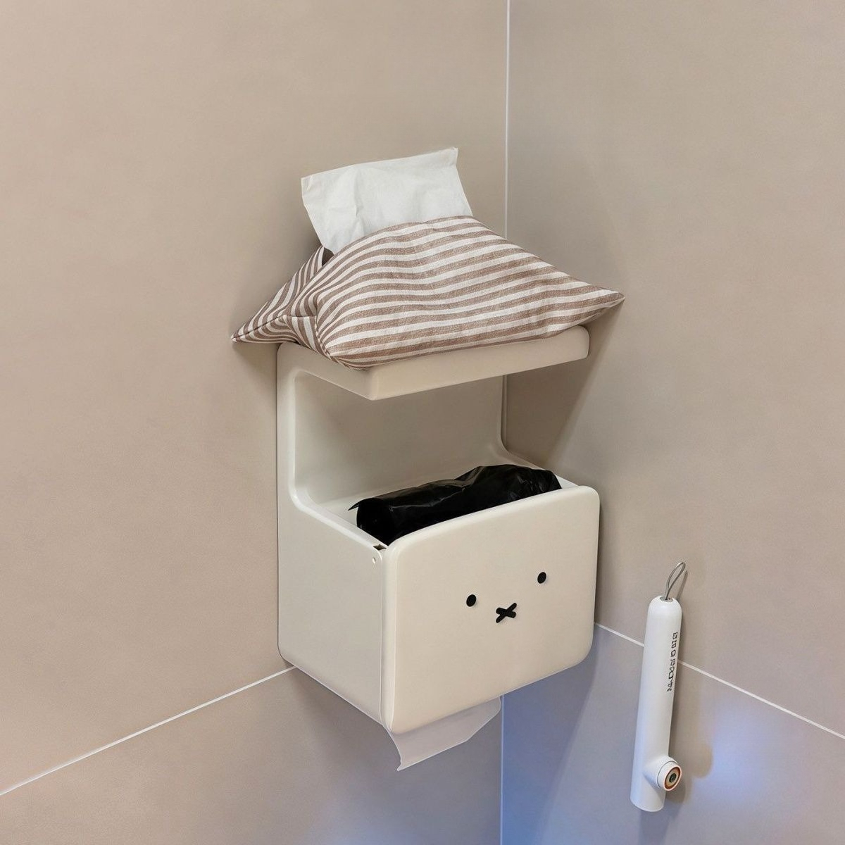 กล่องใส่กระดาษชำระติดผนังลายมิ - Home Edit Bathroom Storage บทวิจารณ์และราคา