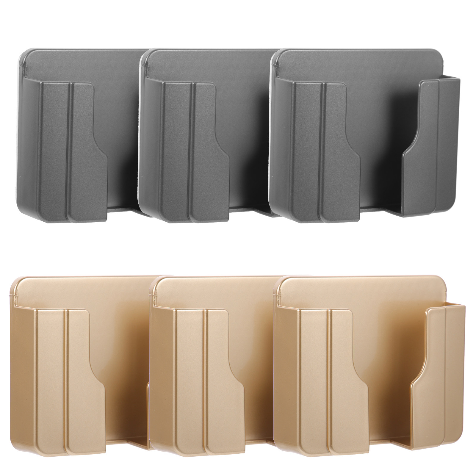6 ชิ้น ที่วางโทรศัพท์ติดผนังแบ - Home Bathroom Organizer บทวิจารณ์และราคา