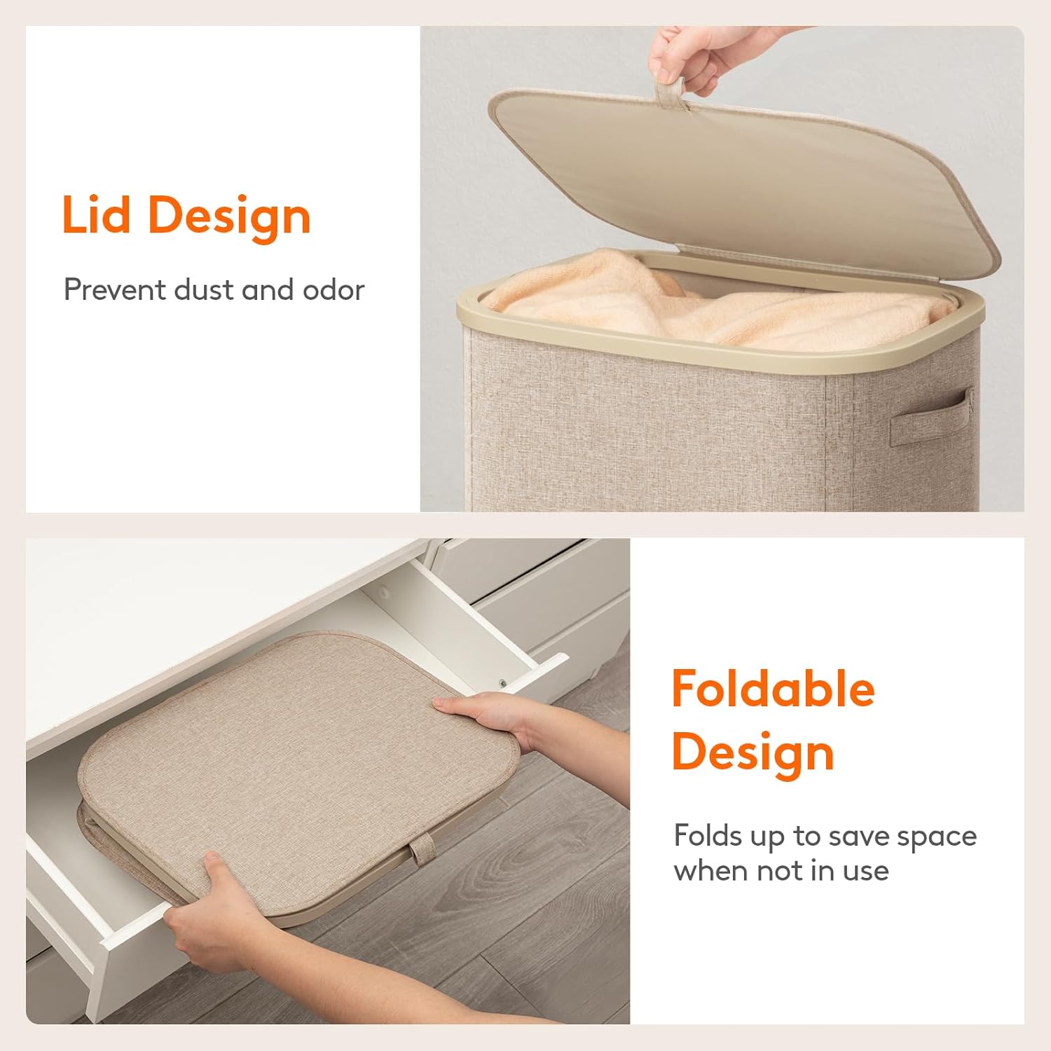 ตะกร้าผ้าพลาสติกขนาดใหญ่พิเศษ  - Home Essentials Bathroom Storage บทวิจารณ์และราคา