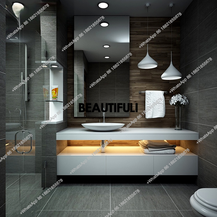 ตู้ห้องน้ำสำเร็จรูปแบบครบชุดสำ - Home Bathroom Vanity Combo บทวิจารณ์และราคา