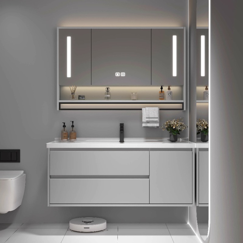 ตู้ห้องน้ำเซรามิกสไตล์วินเทจ ต - Home Bathroom Vanity Combo บทวิจารณ์และราคา