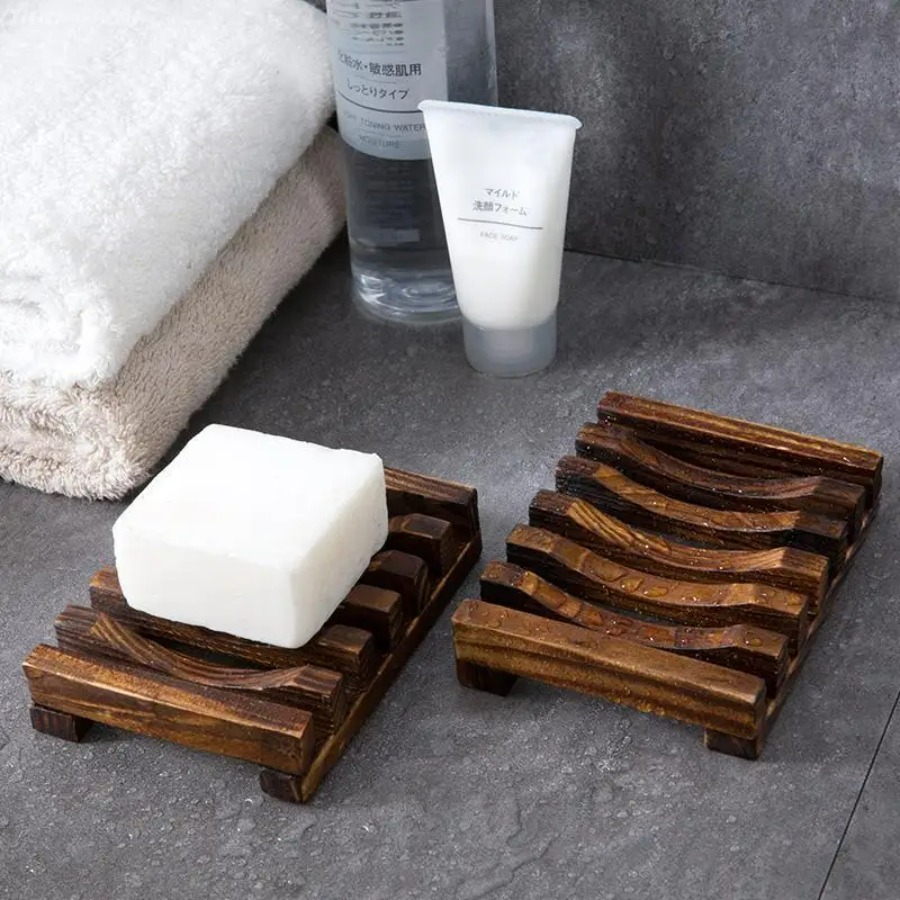 ที่วางสบู่ไม้ไผ่ธรรมชาติ, ชั้น - Home Essentials Bathroom Storage บทวิจารณ์และราคา
