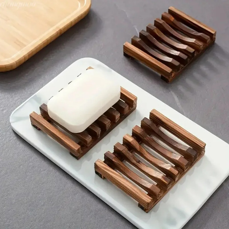 ที่วางสบู่ไม้ไผ่ธรรมชาติ, ชั้น - Home Essentials Bathroom Storage บทวิจารณ์และราคา