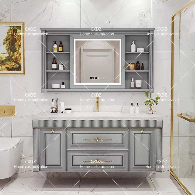 ตู้ห้องน้ำพร้อมอ่างล้างหน้าแบบ - Home Bathroom Vanity Combo บทวิจารณ์และราคา
