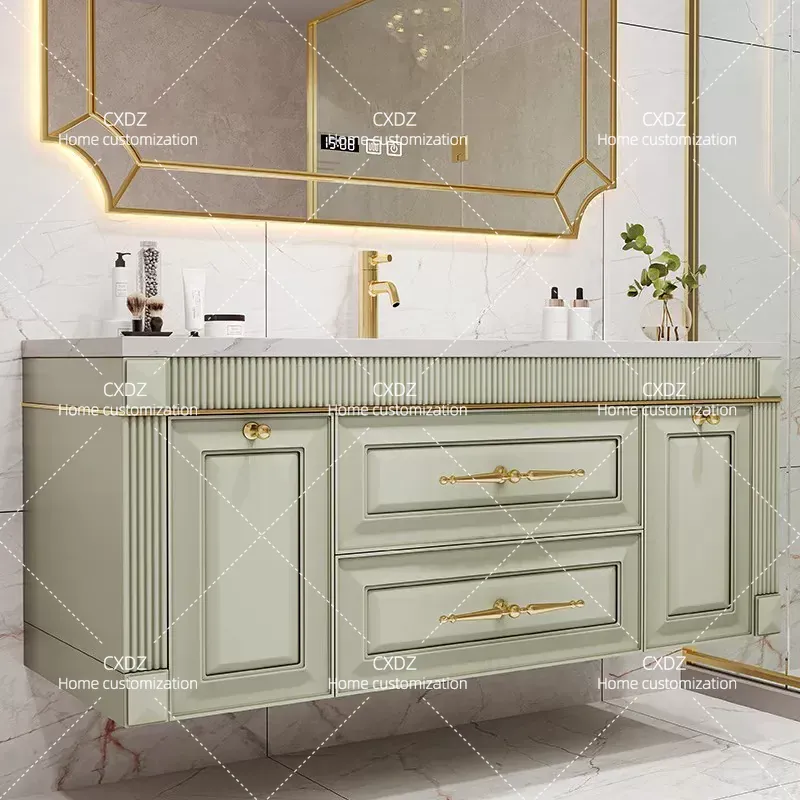 ตู้ห้องน้ำพร้อมอ่างล้างหน้าแบบ - Home Bathroom Vanity Combo บทวิจารณ์และราคา