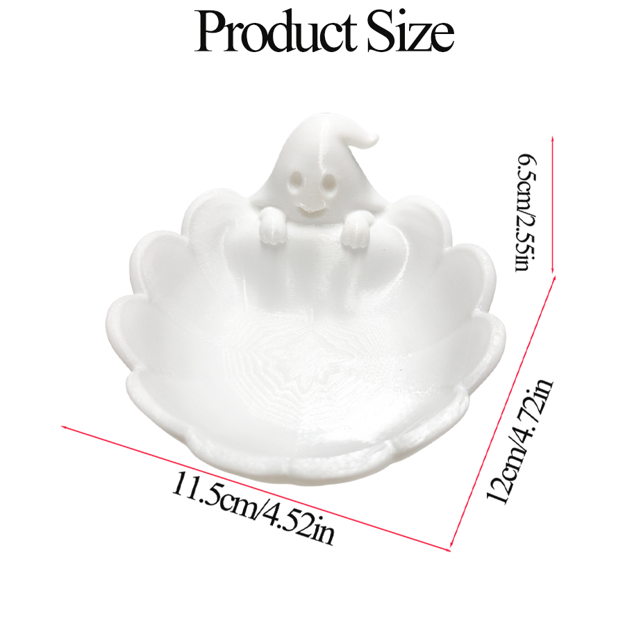 ถาดใส่เครื่องประดับรูปผี 3D สี - Home Essentials Bathroom Storage บทวิจารณ์และราคา