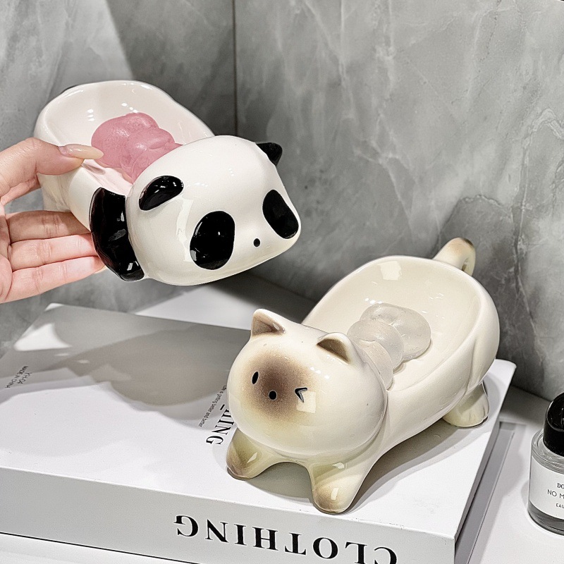 กล่องสบู่เซรามิกระดับไฮเอนด์รุ - Home Essentials Bathroom Storage บทวิจารณ์และราคา