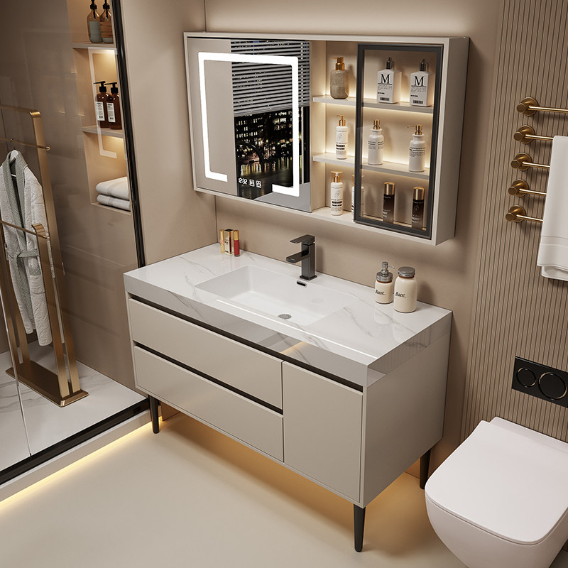 ตู้เก็บของเหนือกระจกห้องน้ำ ตู - Home Bathroom Vanity Combo บทวิจารณ์และราคา
