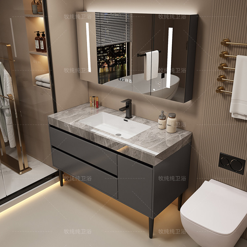 ตู้เก็บของเหนือกระจกห้องน้ำ ตู - Home Bathroom Vanity Combo บทวิจารณ์และราคา